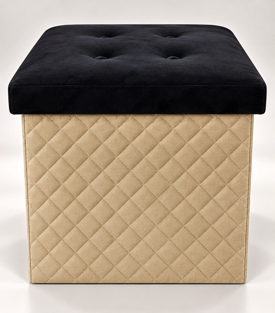 BLACK AND PATTERNED BEIGE