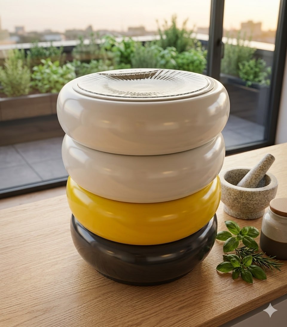 spiral trashbin - Thumbnail 2