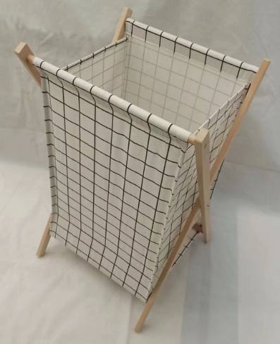 small collapsible wooden laundry - Thumbnail 2