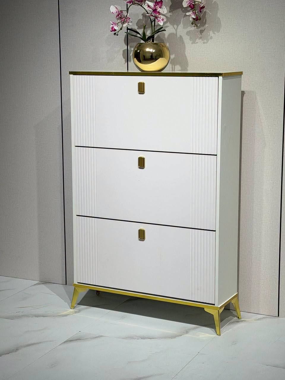 wooden shoe rack