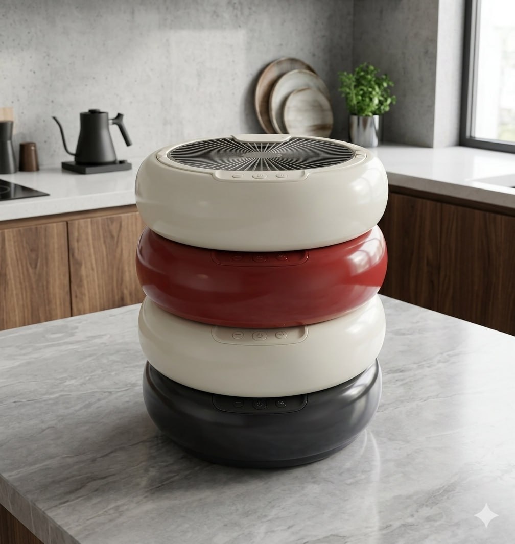 spiral trashbin