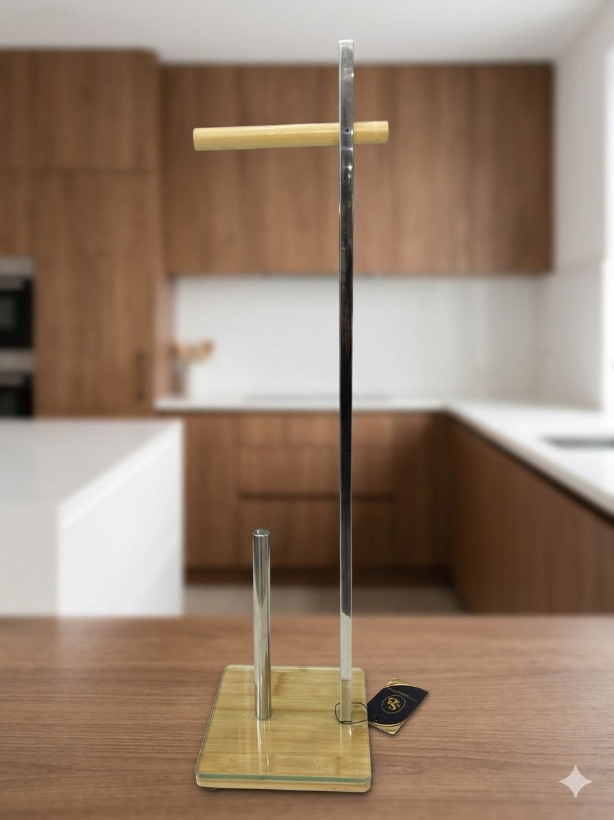 TISSUE HOLDER WITH WOOD