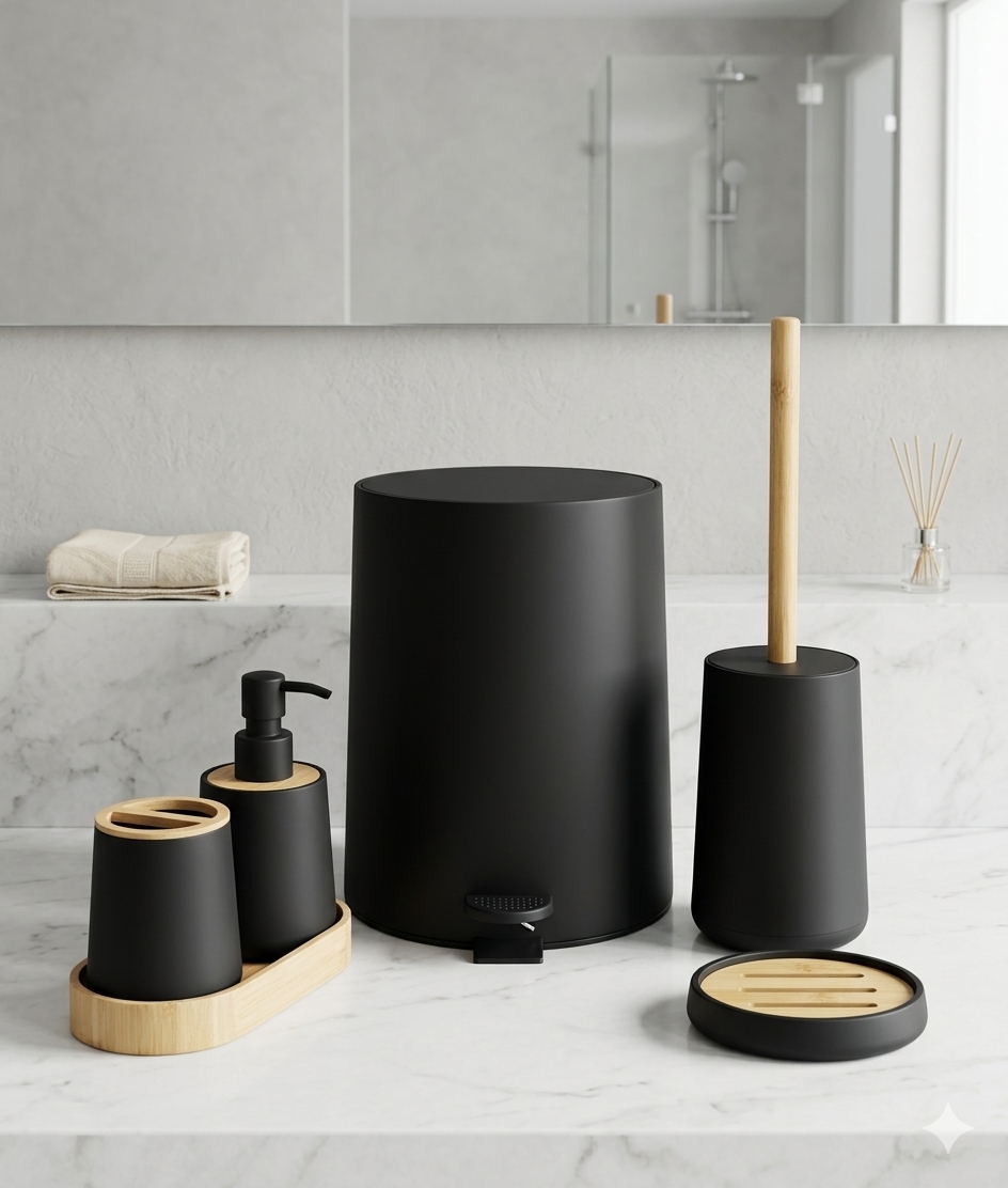 round wooden pedal home and fun bathroom set - Thumbnail 2